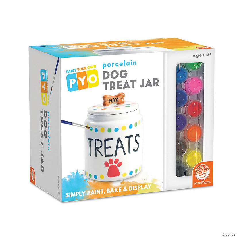 Paint Your Own Porcelain: Dog Treat Jar Image