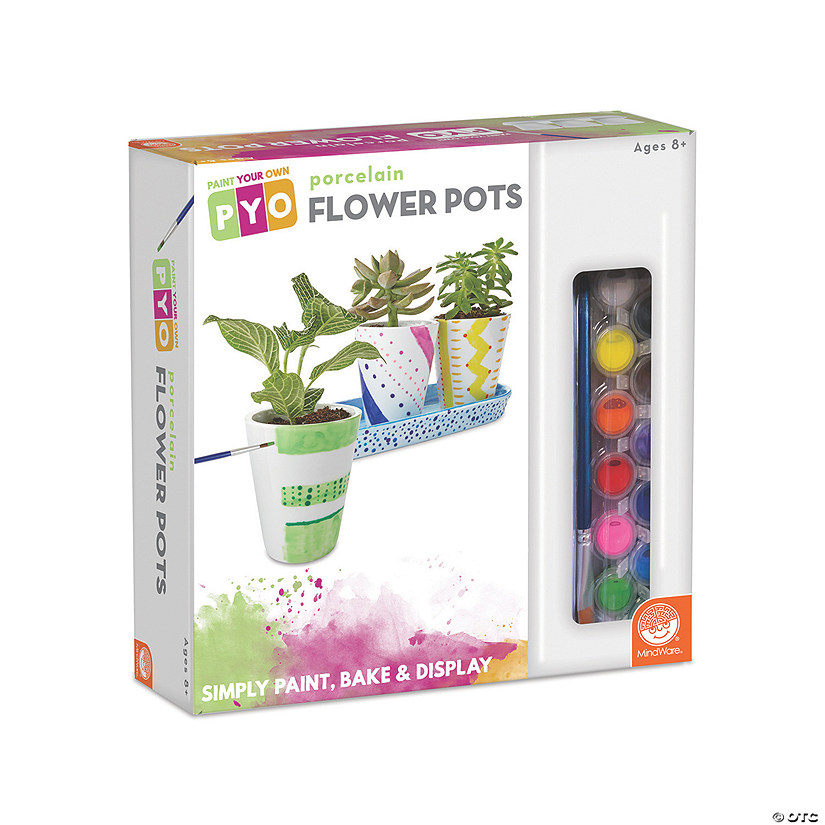 Paint Your Own Porcelain: Flower Pots Image