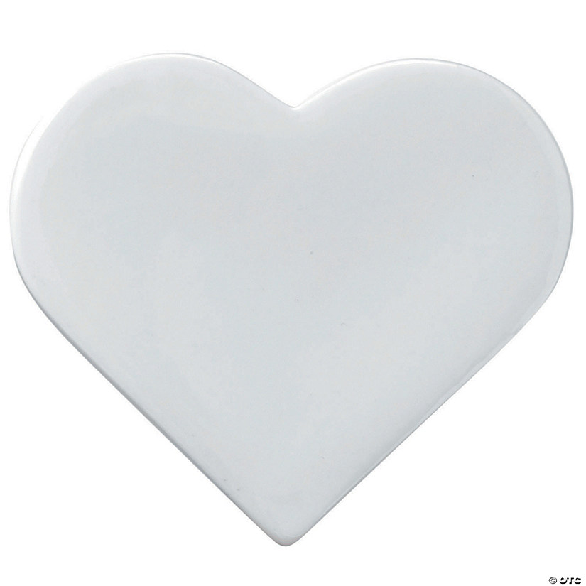 Paint Your Own Porcelain Heart Image