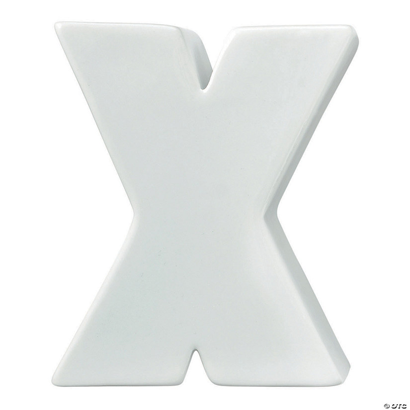 Paint Your Own Porcelain Letter  X Image