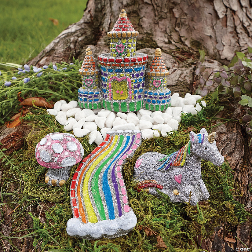 Paint Your Own Stone: Unicorn Garden Image