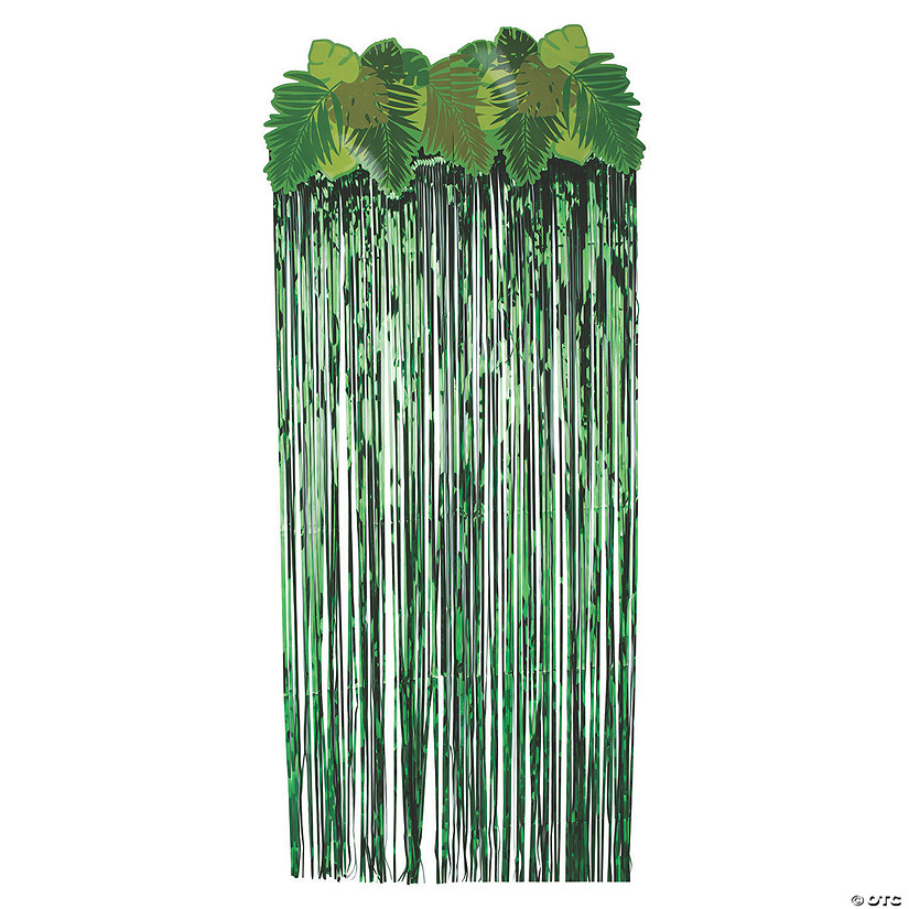 Palm Leaf Door Curtain Image