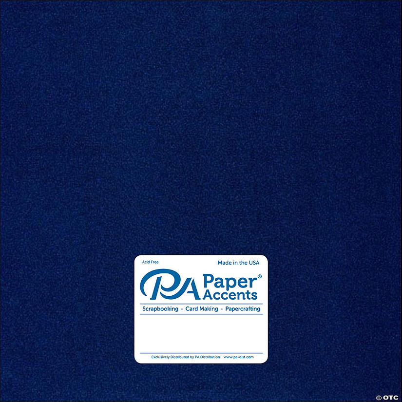 Paper Accents Cardstock 12"x 12" Pearlized 105lb Lapis 25pc&#160; &#160;&#160; &#160; Image