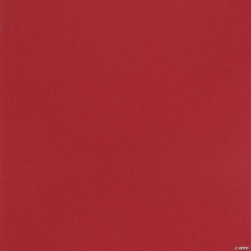 Paper Accents Cardstock 12"x12" Muslin 73lb Crimson 1000pc Box- Fabric texture on one side.&#160; &#160;&#160; &#160; Image