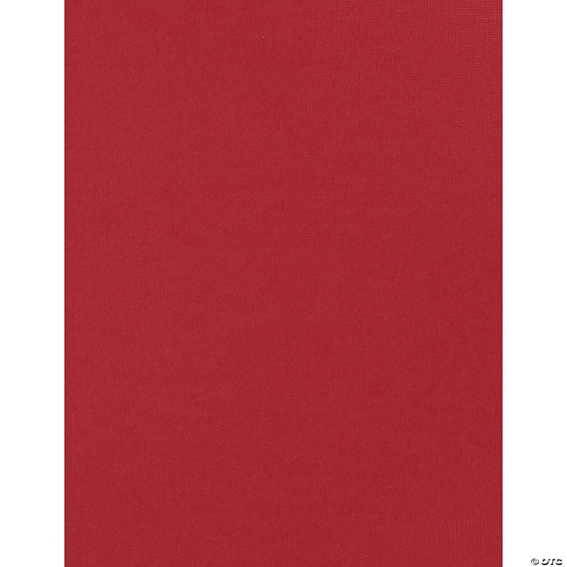 Paper Accents Cardstock 8.5"x 11" Muslin 73lb Crimson 1000pc Box- Fabric texture on one side.&#160; &#160;&#160; &#160; Image