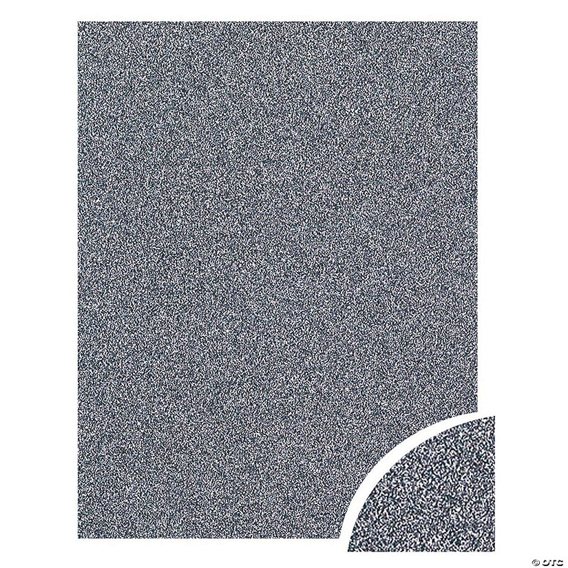 Paper Accents Glitter Cardstock 22"x 28" 85lb 10pc Onyx UPC&#160; &#160;&#160; &#160; Image
