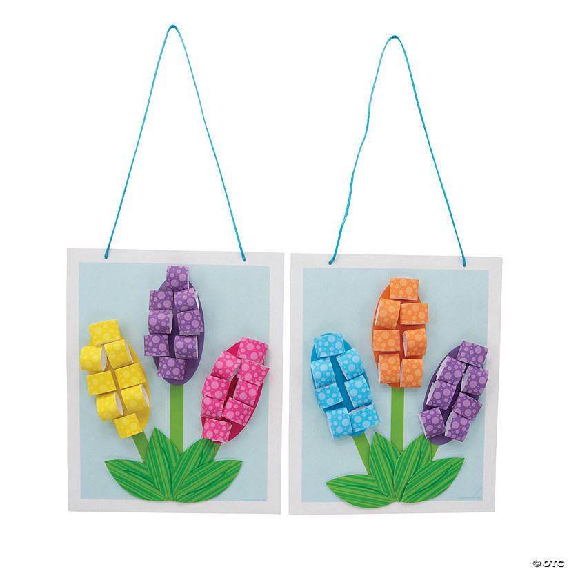 Paper Loop Flower Sign Craft Kit - Makes 12 Image