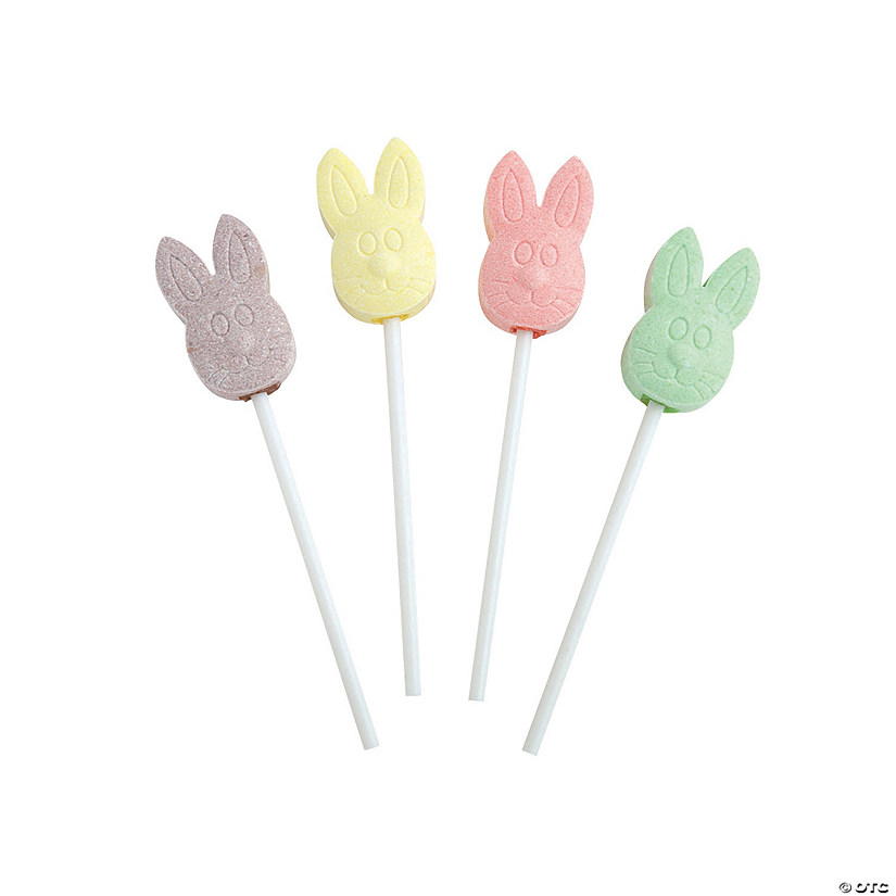 Pastel Easter Bunny Lollipops - 46 Pc. Image