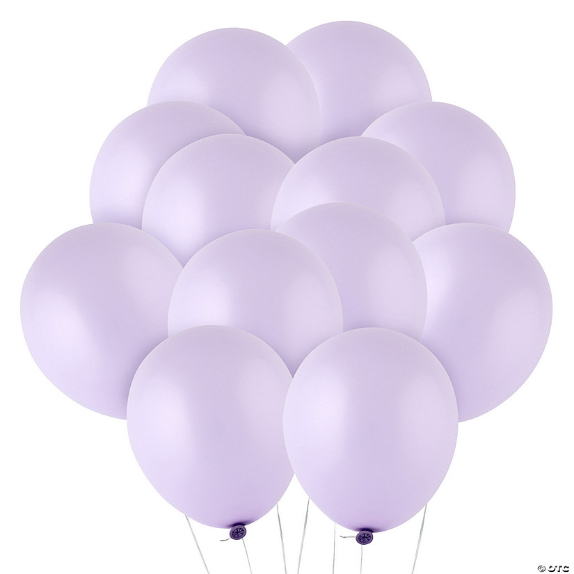 Pastel Purple 5" Latex Balloons - 24 Pc. Image