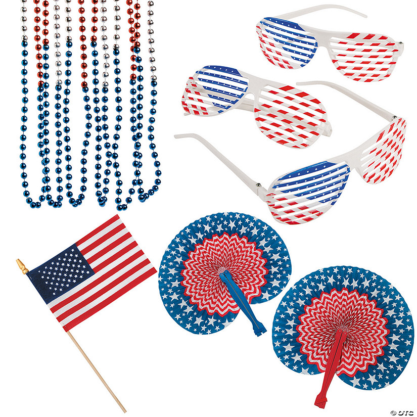 Patriotic Parade Watching Accessory Kit for 24 Image