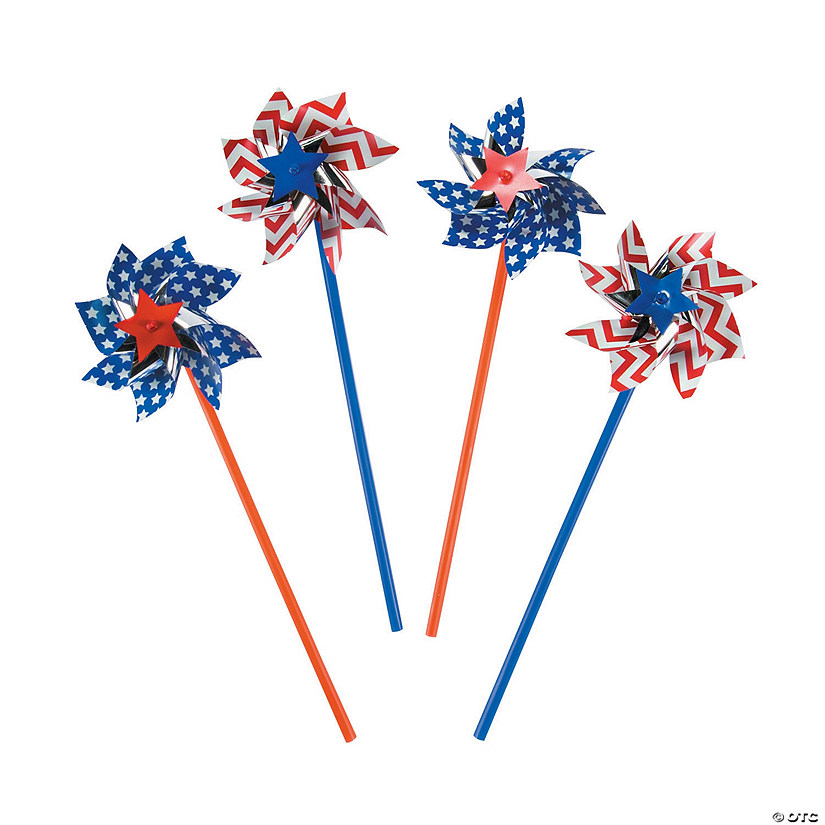 Patriotic Pinwheels - 36 Pc. Image
