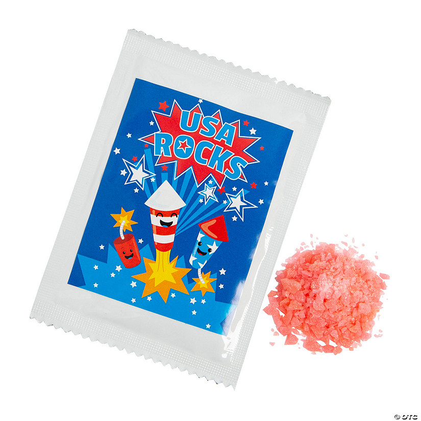 Patriotic Popping Candy Handout Kit for 36 Image
