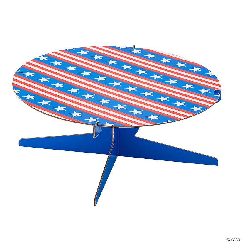 Patriotic Star Party Pie Stand Image