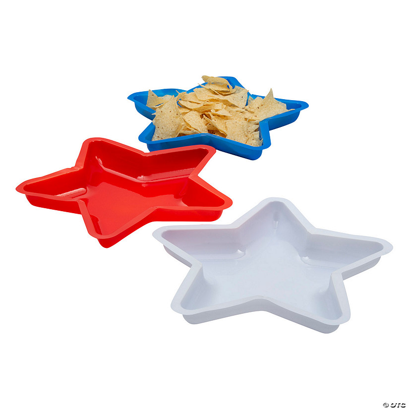 Patriotic Star Serving Dishes - 12 Pc. Image