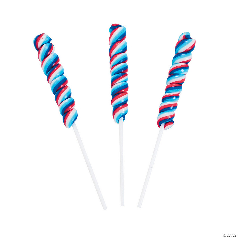 Patriotic Twist Lollipops - 24 Pc. Image