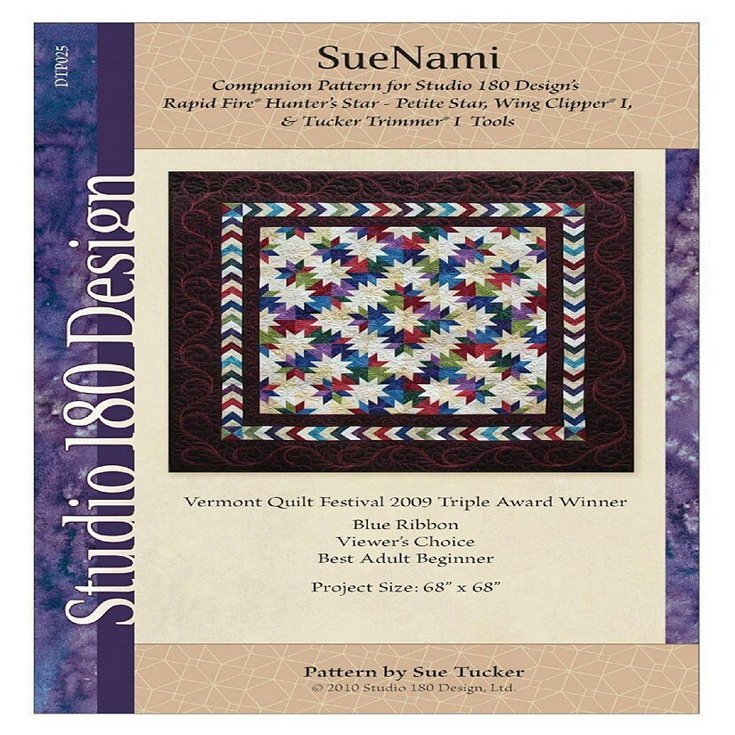 Pattern~Sue Nami 68'' x 68'' by Sue Tucker of Studio 180 Designs Image