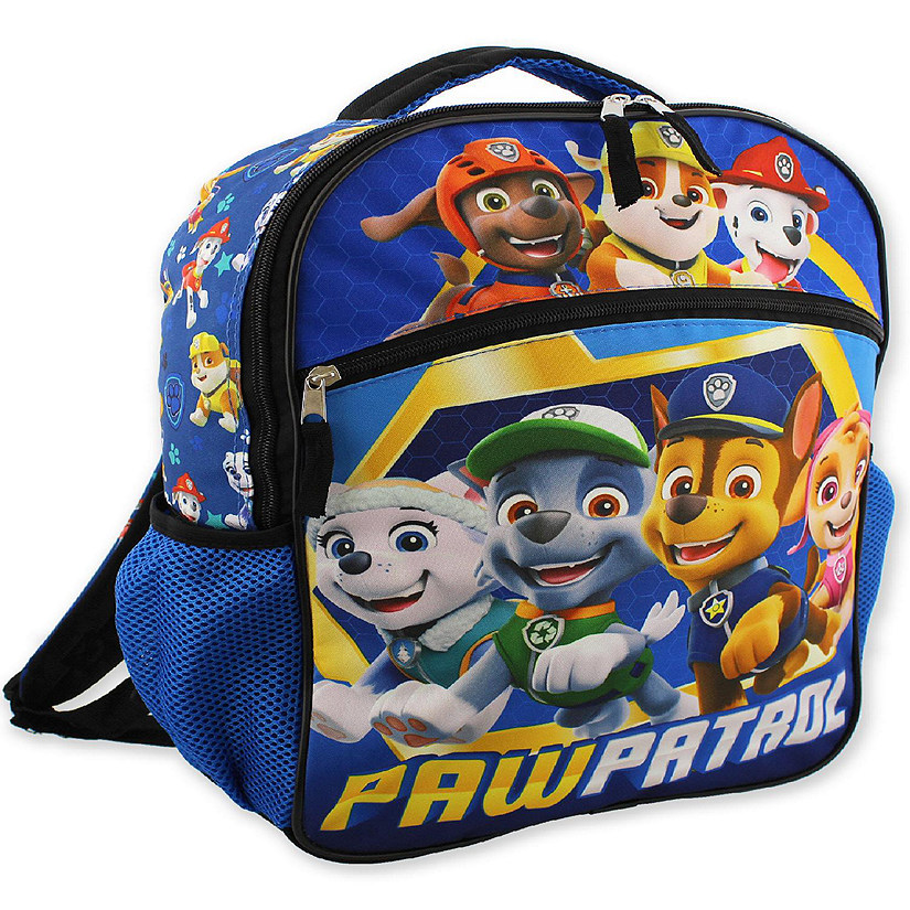Paw Patrol Pups Boy's 16 Inch School Backpack (One Size, Blue) Image