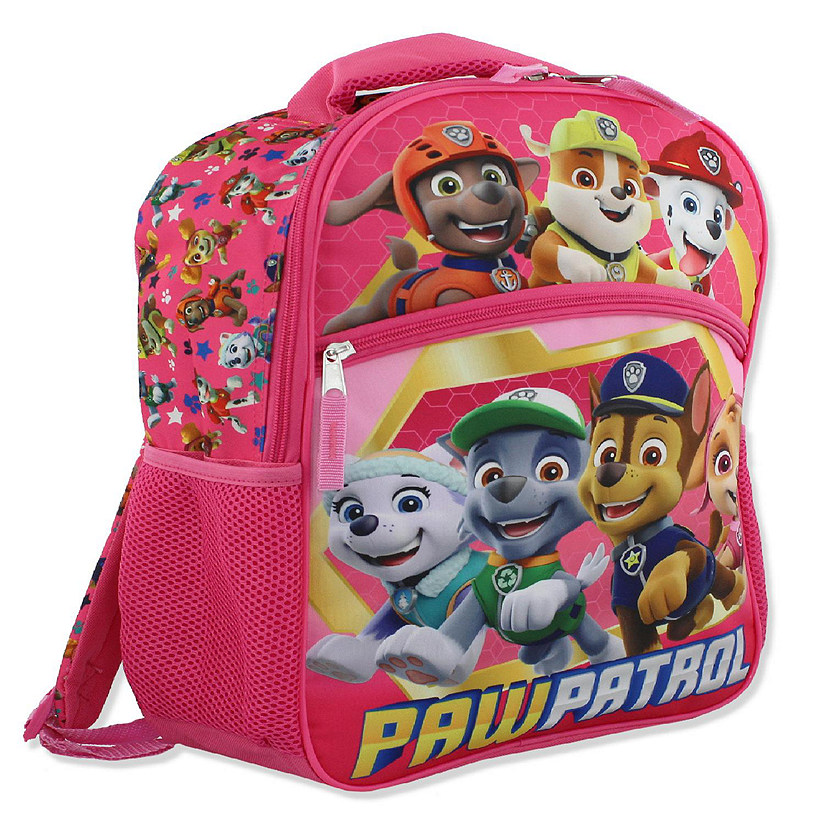 Paw Patrol Pups Girl's 16 Inch School Backpack (One Size, Pink) Image