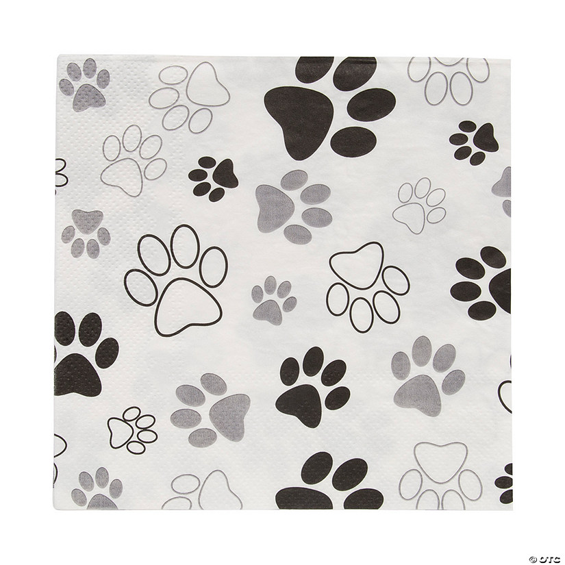 Paw Print Party Paper Luncheon Napkins - 16 Pc. Image