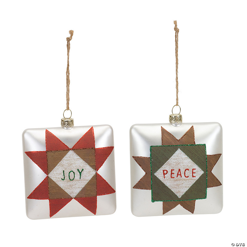 Peace and Joy Ornament (Set of 12) Image