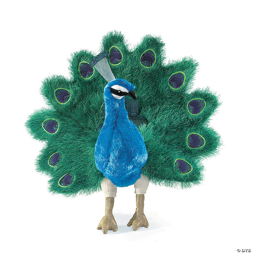 Peacock Hand Puppet Image