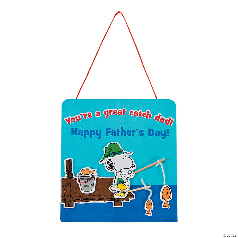 Peanuts&#174; Father&#8217;s Day Sign Craft Kit Image