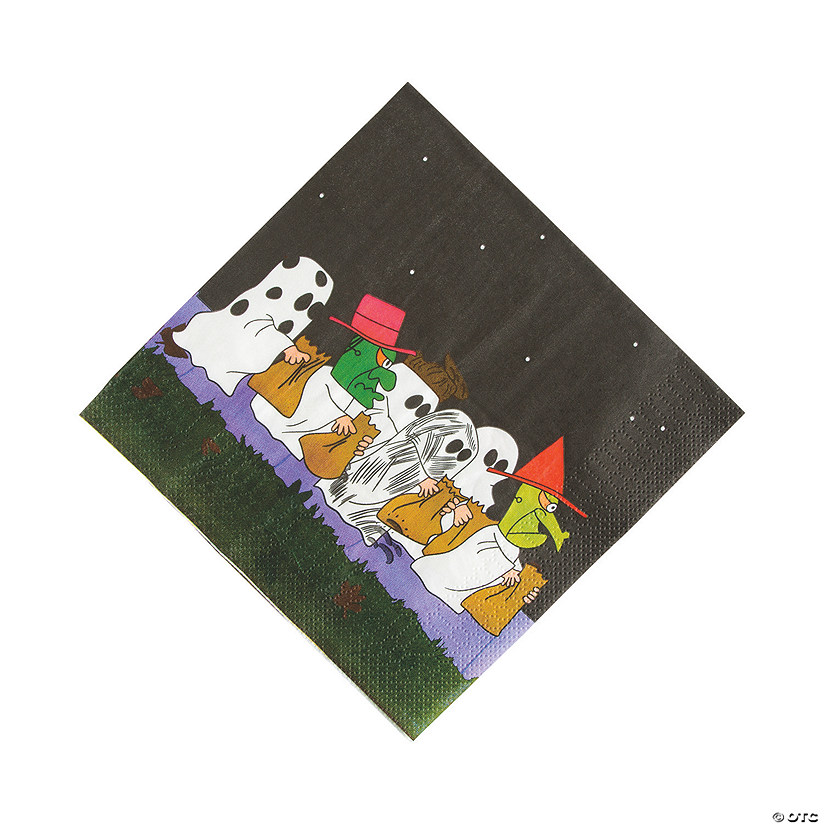 Peanuts&#174; Halloween Trick-or-Treaters Luncheon Napkins - 16 Pc. Image