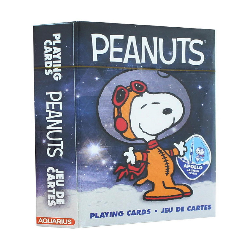 Peanuts Snoppy In Space Playing Cards 52 Card Deck 2 Jokers Image