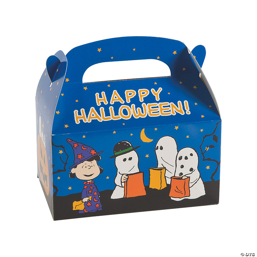 Peanuts<sup>&#174;</sup> Halloween Cardboard Treat Boxes Image