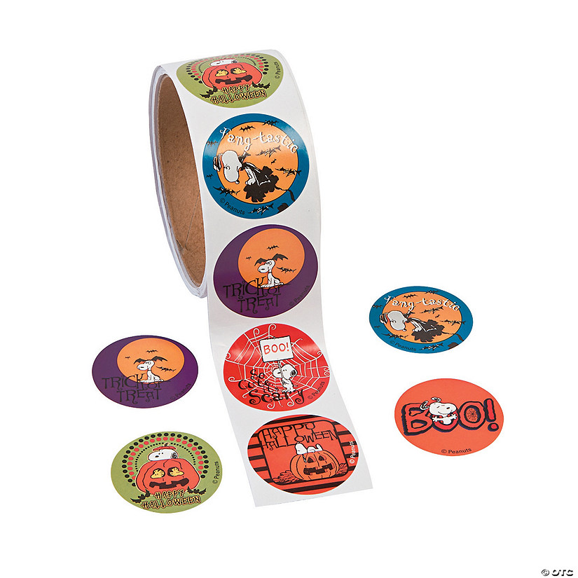 Peanuts<sup>&#174;</sup> Halloween Sticker Roll - 100 Pc. Image
