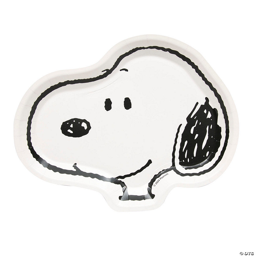 Peanuts<sup>&#174;</sup> Snoopy-Shaped Paper Dessert Plates - 8 Ct. Image