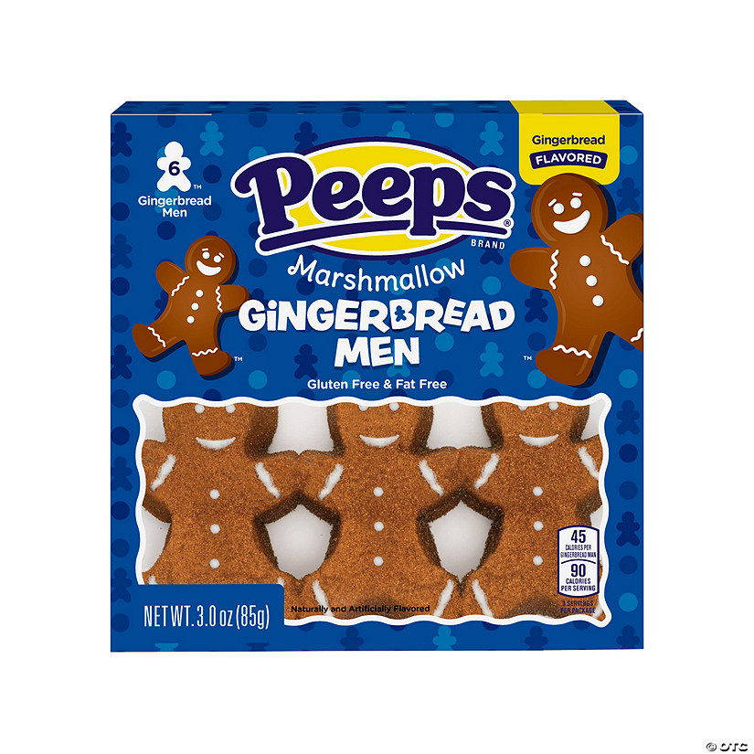PEEPS<sup>&#174;</sup> Marshmallow Gingerbread Men - 6 Pc. Image