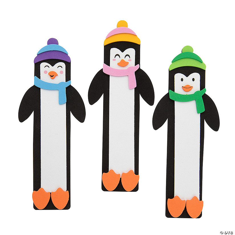 Penguin Bookmark Craft Kit - Makes 12 Image