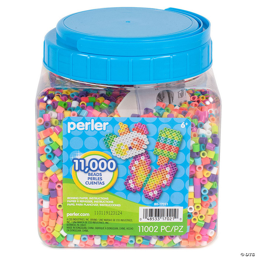 Perler Bead Mix 11,000/Pkg- Brights Image