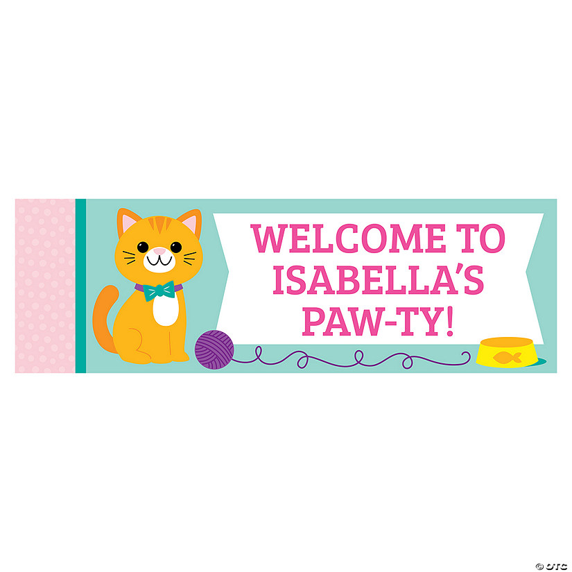 Personalized Cat Banner Image