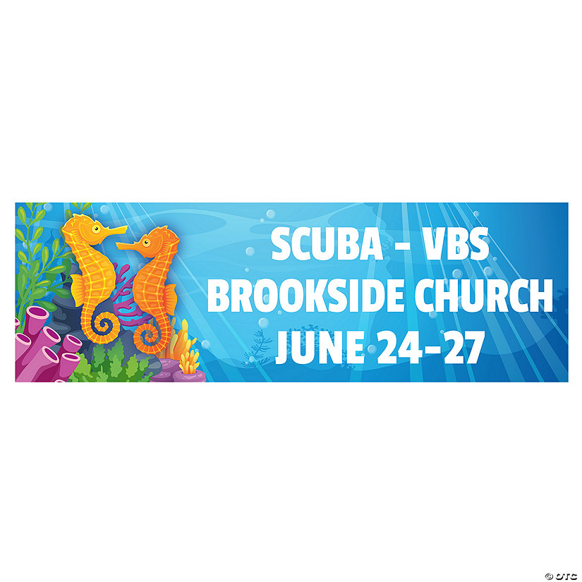Personalized Under the Sea VBS Banner Image