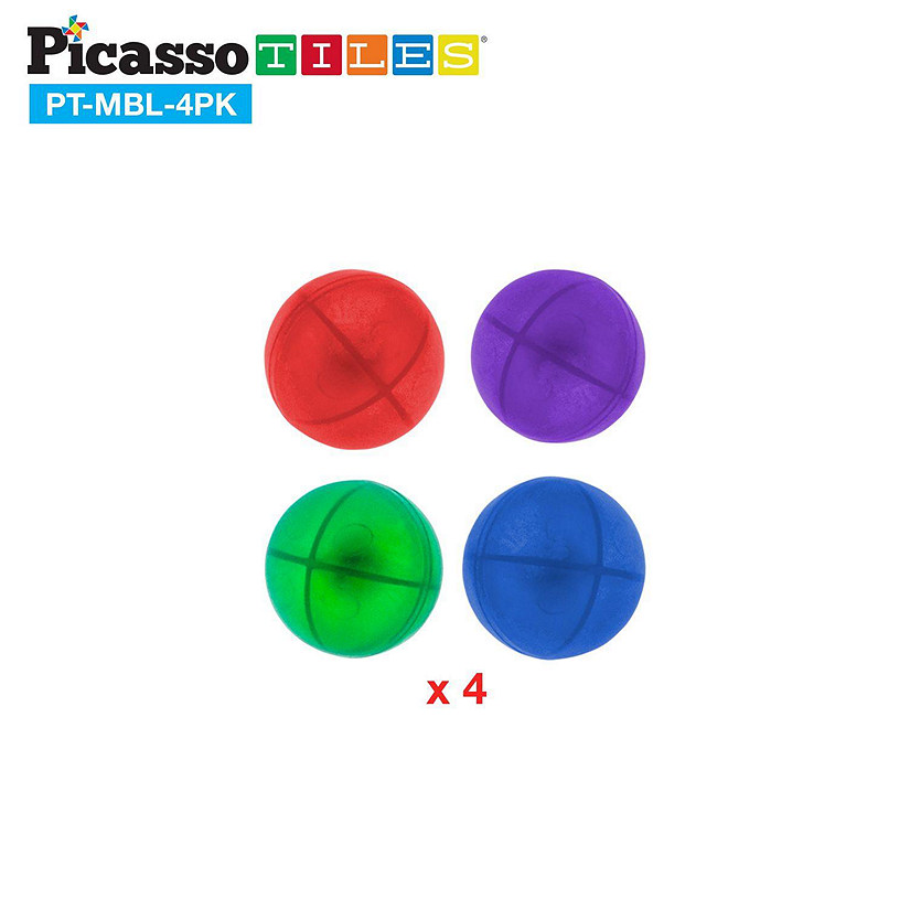 PicassoTiles - Marbles for Track Run Building Blocks Image