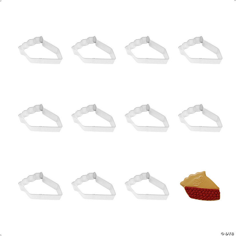Pie Slice Cookie Cutters 3.75" Image
