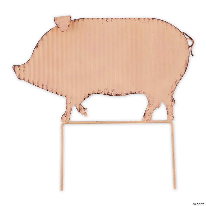 Pig Garden Stake Image