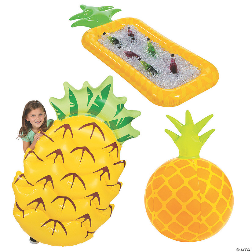 Pineapple Inflatables Kit - 14 Pc. Image