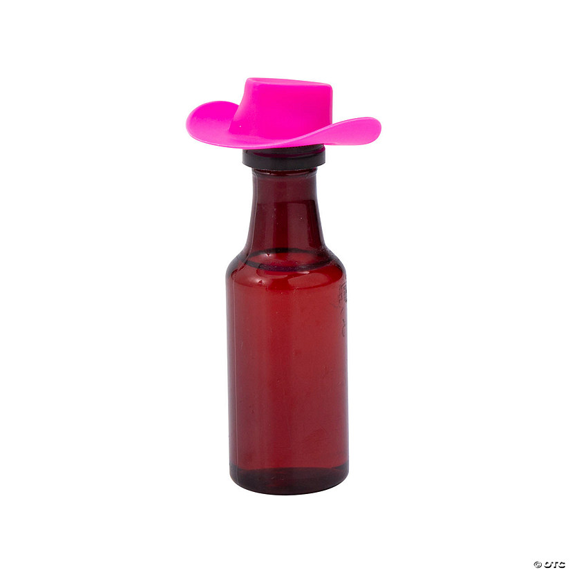 Pink Cowgirl Hat Shooter Toppers - 24 Pc. Image