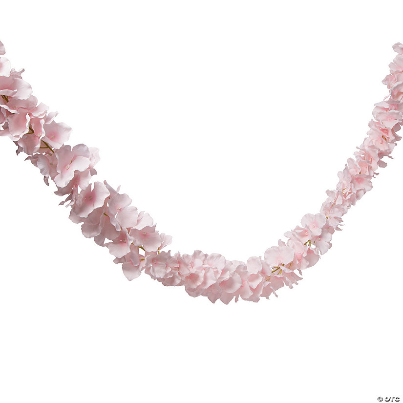 Pink Hydrangea Garland Image