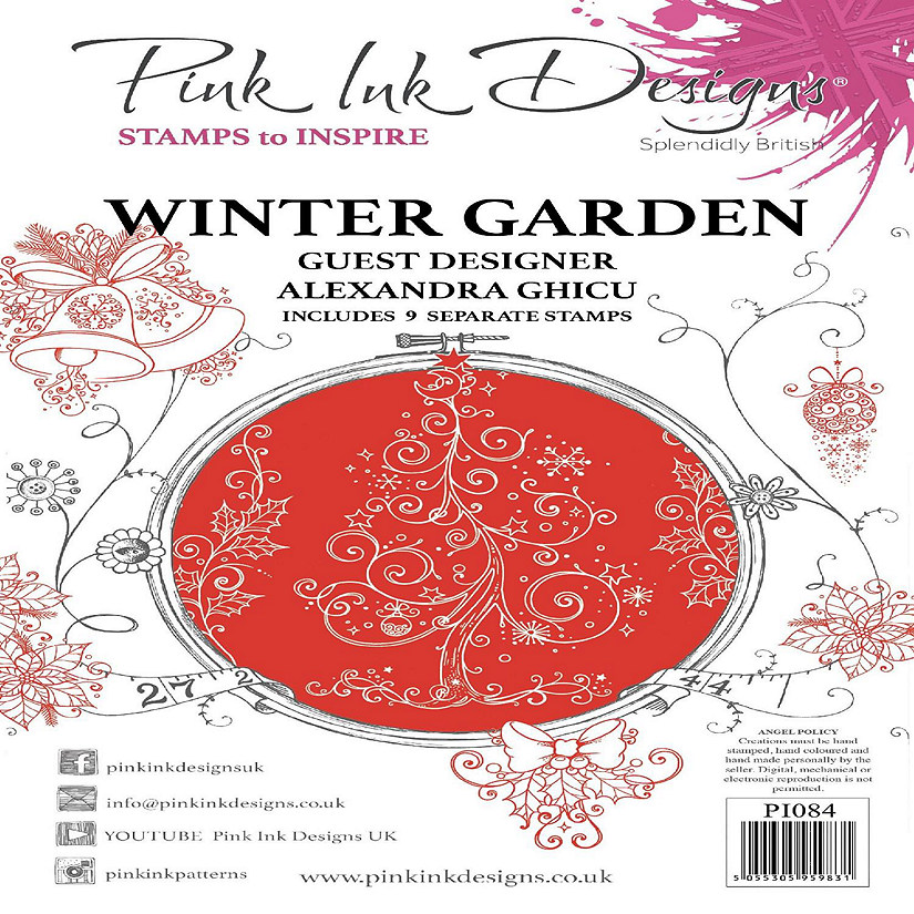 Pink Ink Designs Winter Garden  A5 Clear Stamp Set Image