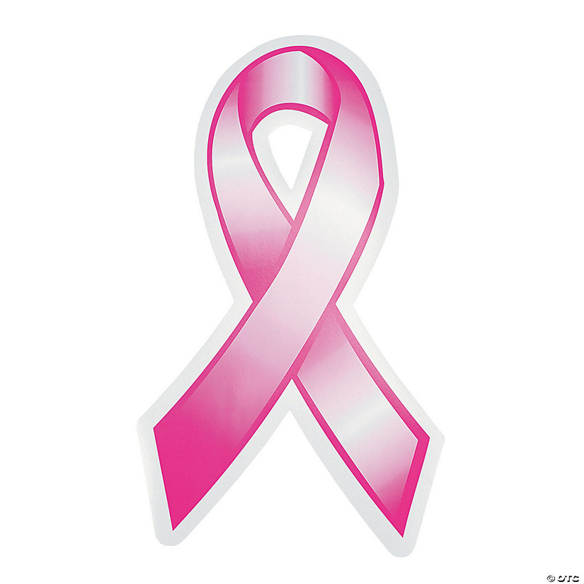 Pink Ribbon Cutouts - 12 Pc. Image