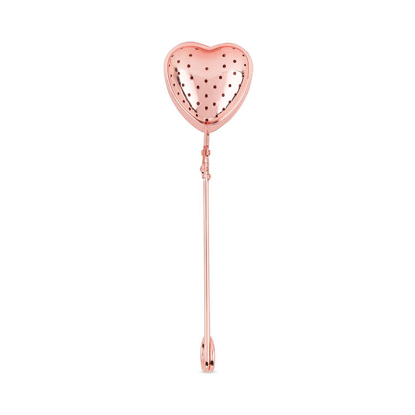 Pinky Up Rose Gold Heart Tea Infuser by Pinky Up Image