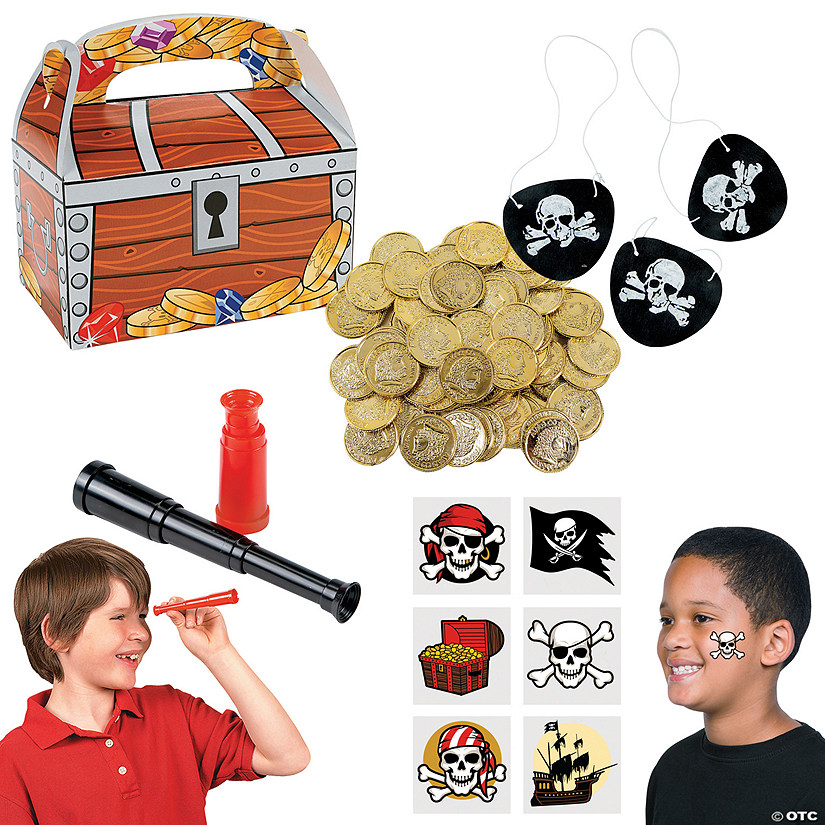 Pirate Party Favor Kit for 12 Image