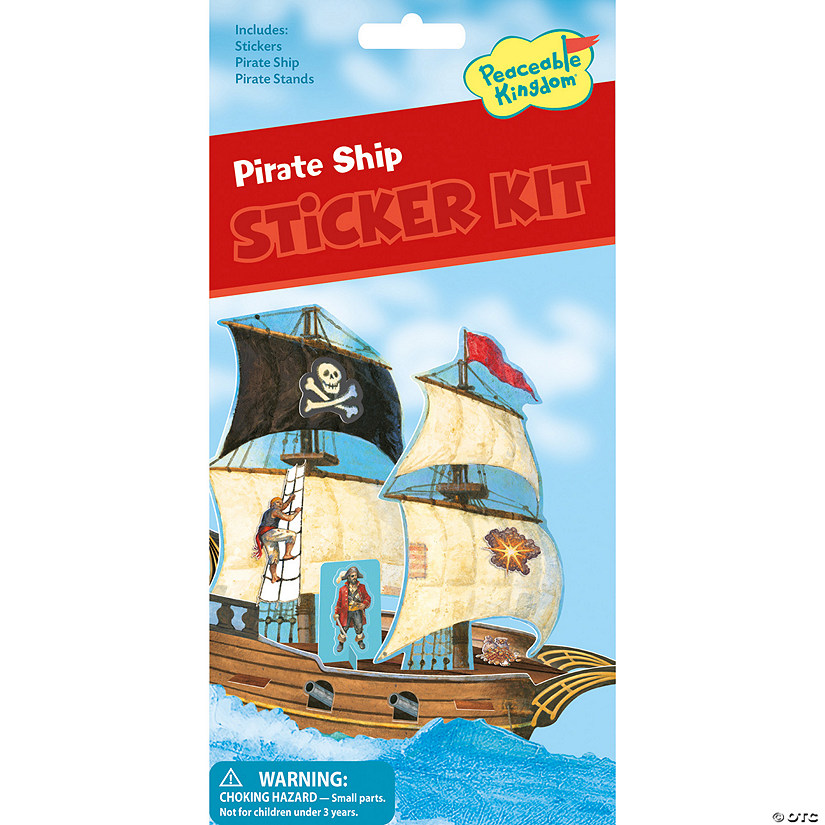 Pirate Ship Quick Sticker Kit Image
