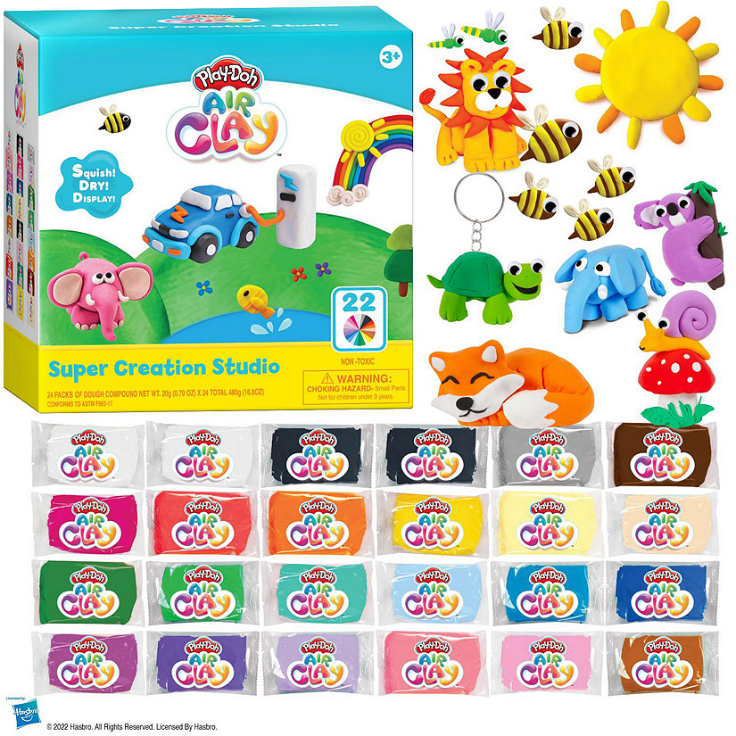 Play-Doh Air Clay Super Creation Studio - 24 Pack Image