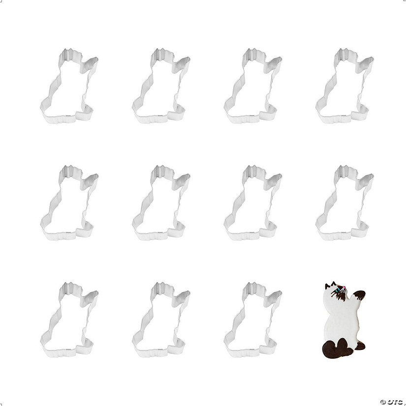 Playful Cat 4" Cookie Cutters Image