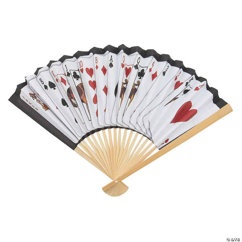 Playing Cards Folding Hand Fans Image